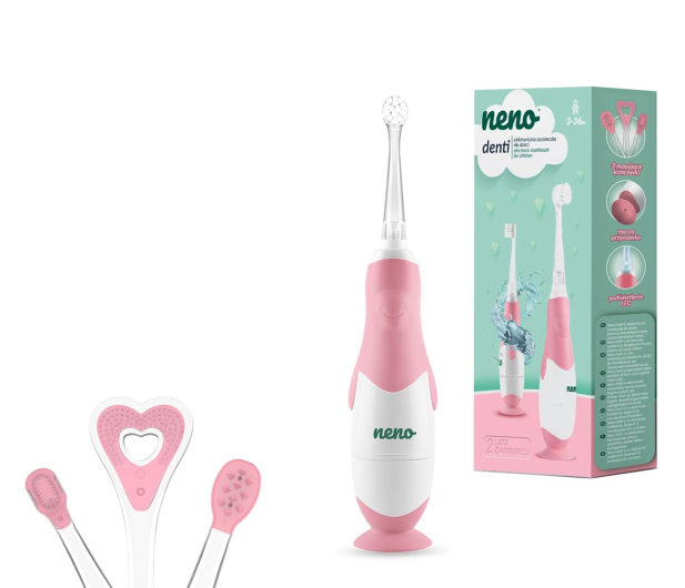 NENO DENTI PINK Elektryczna szczoteczka dziecięca (0-3y) - 1045777 - zdjęcie 6
